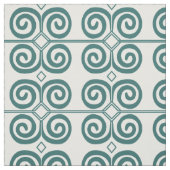 Tissu Carrelage Marocain Vert Turquoise (Échantillon)