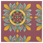 Tissu Carrelage victorien Rose foncé (Fermer)