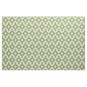 Tissu Carrés à variable verte sur gris clair blanc (Fat Quarter)