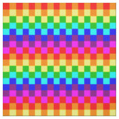 Tissu Carrés arc-en-ciel (Échantillon)