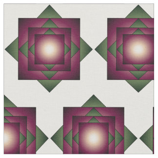 Tissu Carrés géométriques