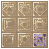 Tissu Carrés Motifs (Échantillon)