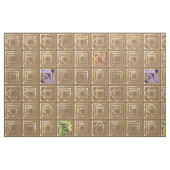 Tissu Carrés Motifs (Fat Quarter)