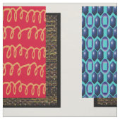 Tissu Carrés Motifs de surfaces composées Abstraits (Échantillon)