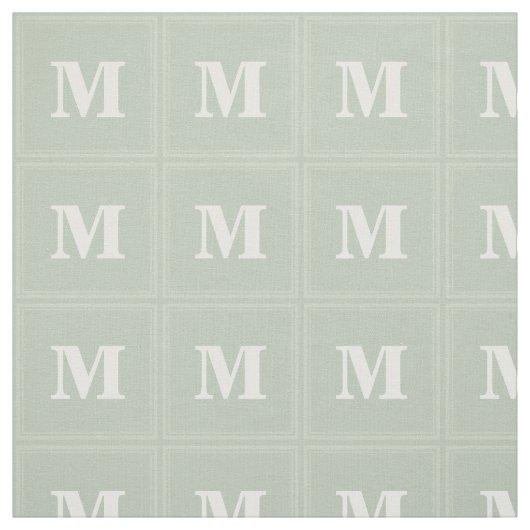 Tissu Carrés vert pâle (Échantillon)