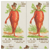 Tissu carrot man Victorian (Fermer)