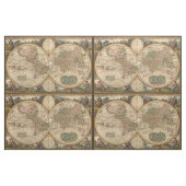 Tissu Carte antique du monde (Fat Quarter)