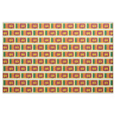 Tissu Carte du drapeau SRI LANKA (Fat Quarter)