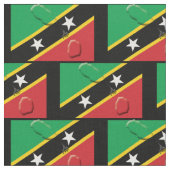 Tissu Carte et drapeau de ST KITTS (Fermer)