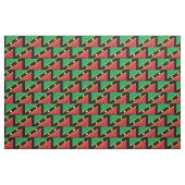 Tissu Carte et drapeau de ST KITTS (Fat Quarter)