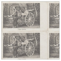 Carte postale photo Rickshaw chinois vintage 1905