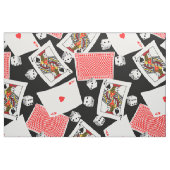 Tissu Cartes et dés (Fat Quarter)