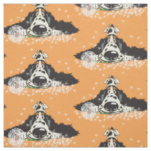 Tissu Cartoon anglais Cocker spaniel Fabric