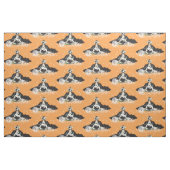Tissu Cartoon anglais Cocker spaniel Fabric (Fat Quarter)