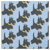 Tissu Cartoon écossais terrier (Échantillon)