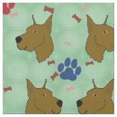 Tissu Cartoon Great Dane - Personnalisé (Fermer)