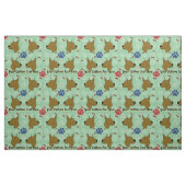 Tissu Cartoon Great Dane - Personnalisé (Fat Quarter)