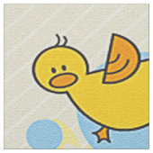 Tissu Cartoon mignon Jaune Motif de colliers (Fermer)