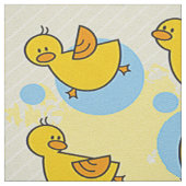 Tissu Cartoon mignon Jaune Motif de colliers (Échantillon)