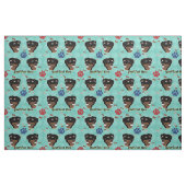 Tissu Cartoon Rottweiler (Fat Quarter)