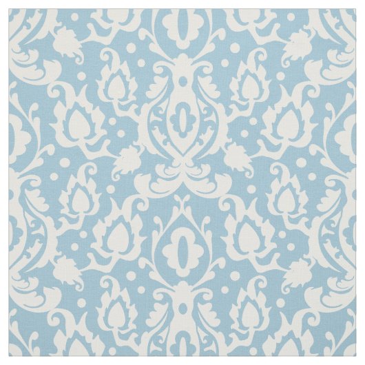 Tissu Casbah Damask bleu clair (Échantillon)