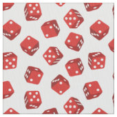 Tissu Casino Craps Jeu Dice Rouge (fermé)