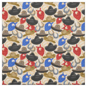 Tissu Casquettes occidentaux et Écarts (Échantillon)