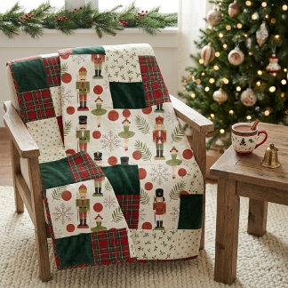 Tissu Casse-noisette traditionnel de Noël vibrant MH26