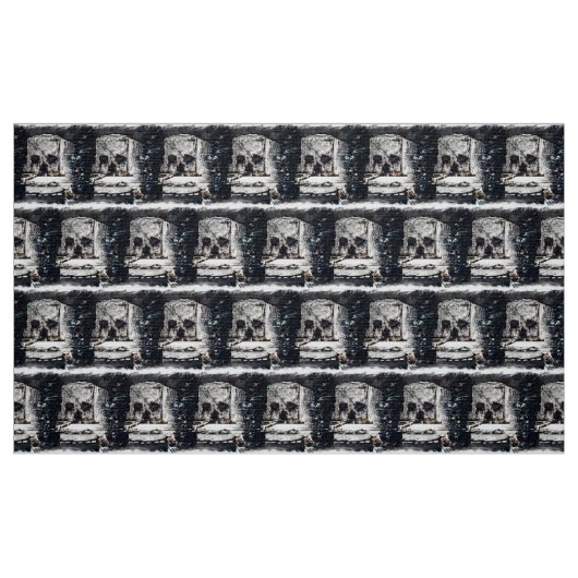 Tissu Castle Skull (Fat Quarter)