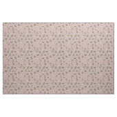 Tissu Castors & nénuphars sur gris rose clair (Fat Quarter)
