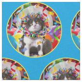 Tissu Cat In Party Cone (Fermer)