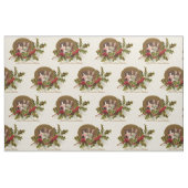 Tissu Cat Kitten Holly Winterberry (Fat Quarter)