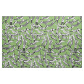 Tissu cat party vert (Fat Quarter)