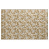 Tissu Caterpillar maximaliste rustique tropical - marron (Fat Quarter)
