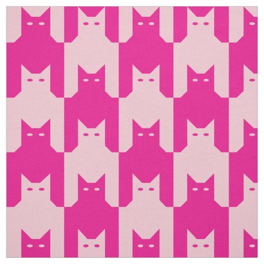 Tissu Catstooth rose (Échantillon)