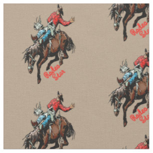 Tissu Cavalier à cru de cheval de Bronc de cowboy