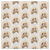 Tissu Cavalier Le Roi Charles Spaniel Peinture originale (fermé)