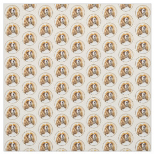 Tissu Cavalier Le Roi Charles Spaniel Peinture originale