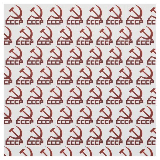 Tissu CCCP Marteau & Faucille (Échantillon)
