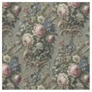 Tissu Ce qui se cache sous la fleur - Carrelage classiqu