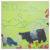 Tissu ceinturé de vache à Galloway (Échantillon)