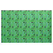 Tissu Celtic Gryphon et vert vert de Kells (Yard)