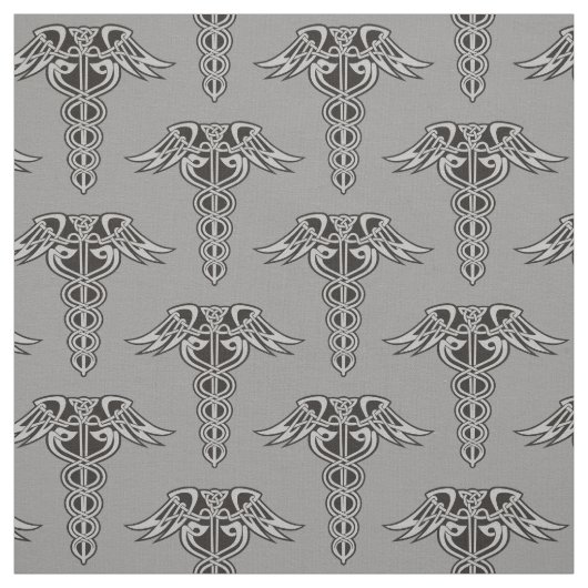 Tissu Céltic Knot Caduceus Fabric (Échantillon)