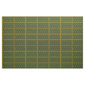 Tissu celtique de knotwork en vert et or (Fat Quarter)