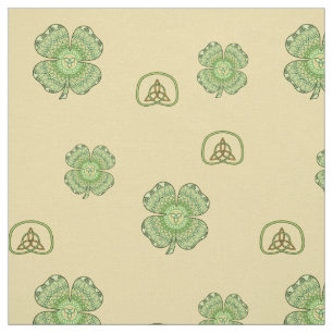 Tissu celtique de shamrock