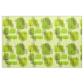 Tissu Centre du siècle moderne Spoutnik Chartreuse (Fat Quarter)