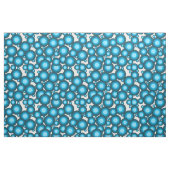 Tissu Cercle d'année Bleu 70's (Yard)