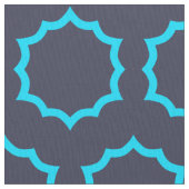 Tissu Cercle étoilé Turquoise (fermé)