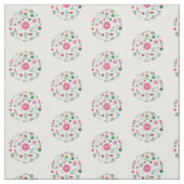 Tissu Cercle floral (Échantillon)