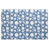 Tissu Cercle géométrique bleu classique (Fat Quarter)